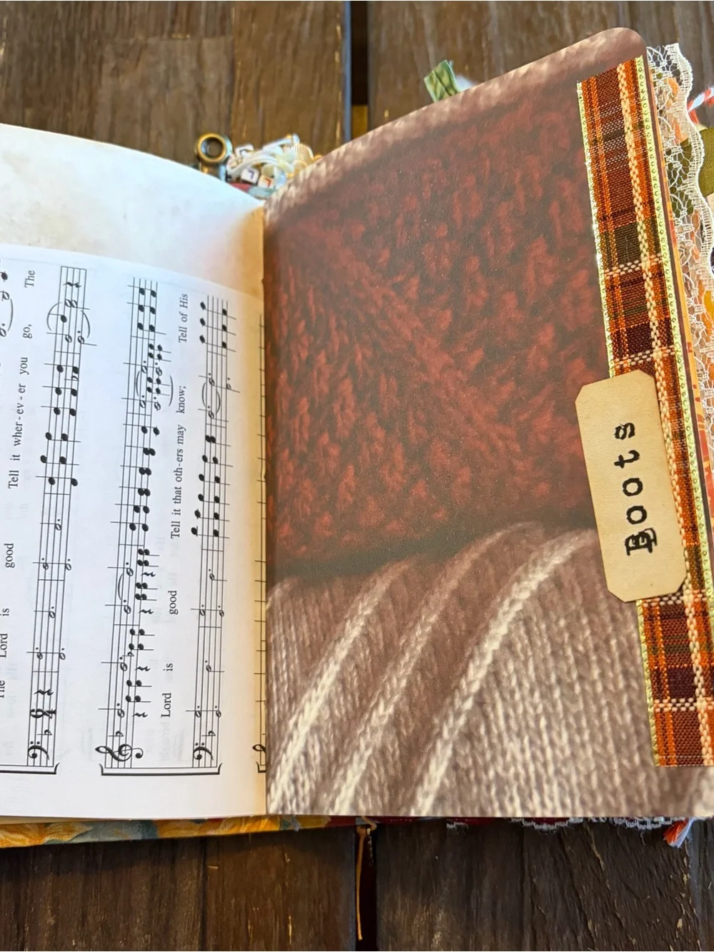 Fall Autumn Junk Journal Sunflower Thanksgiving Leaves Softcover Decorated 3 Sig